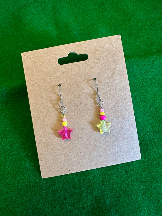 Mismatched Star Earrings