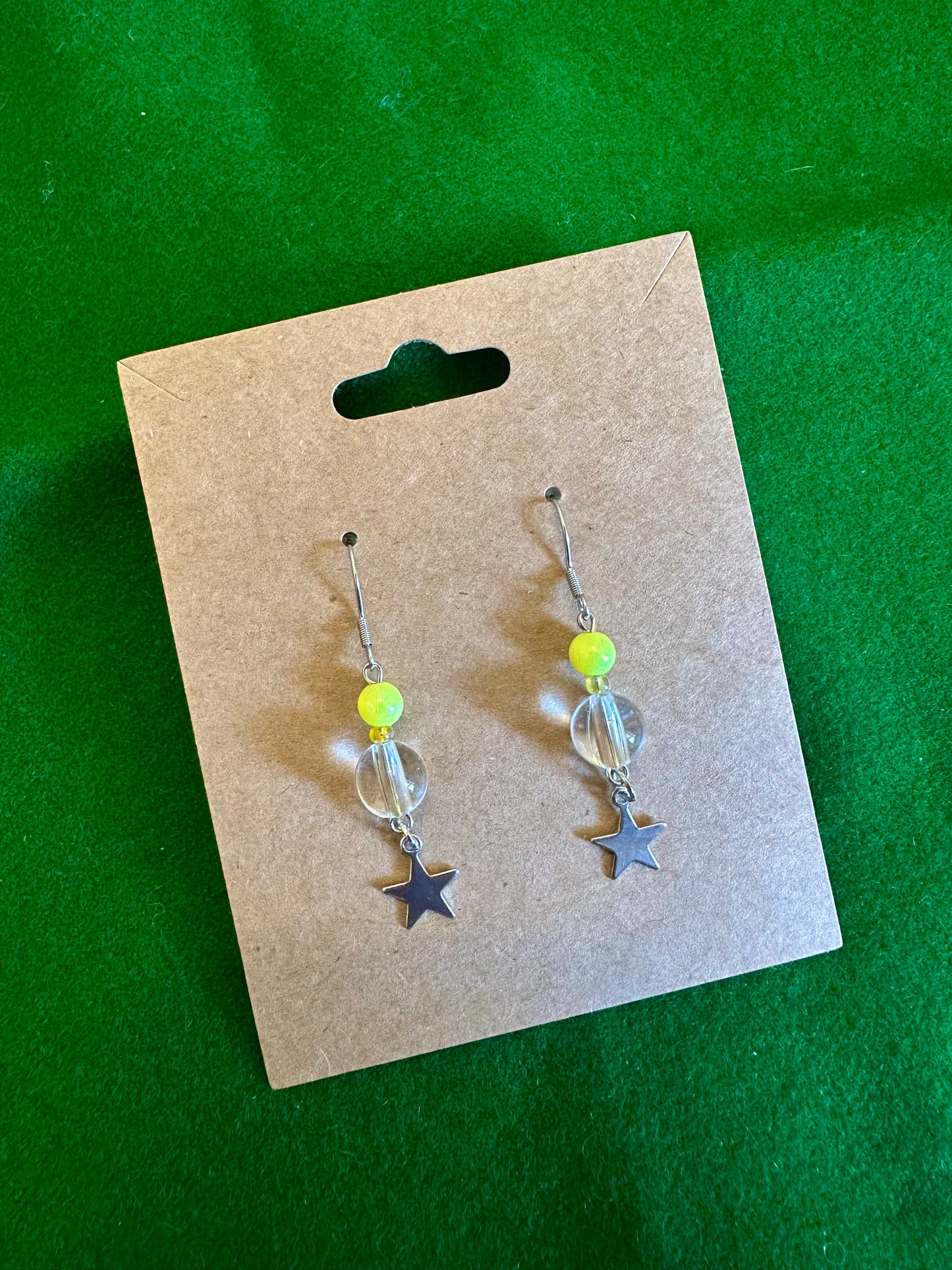 Silver Star Earrings