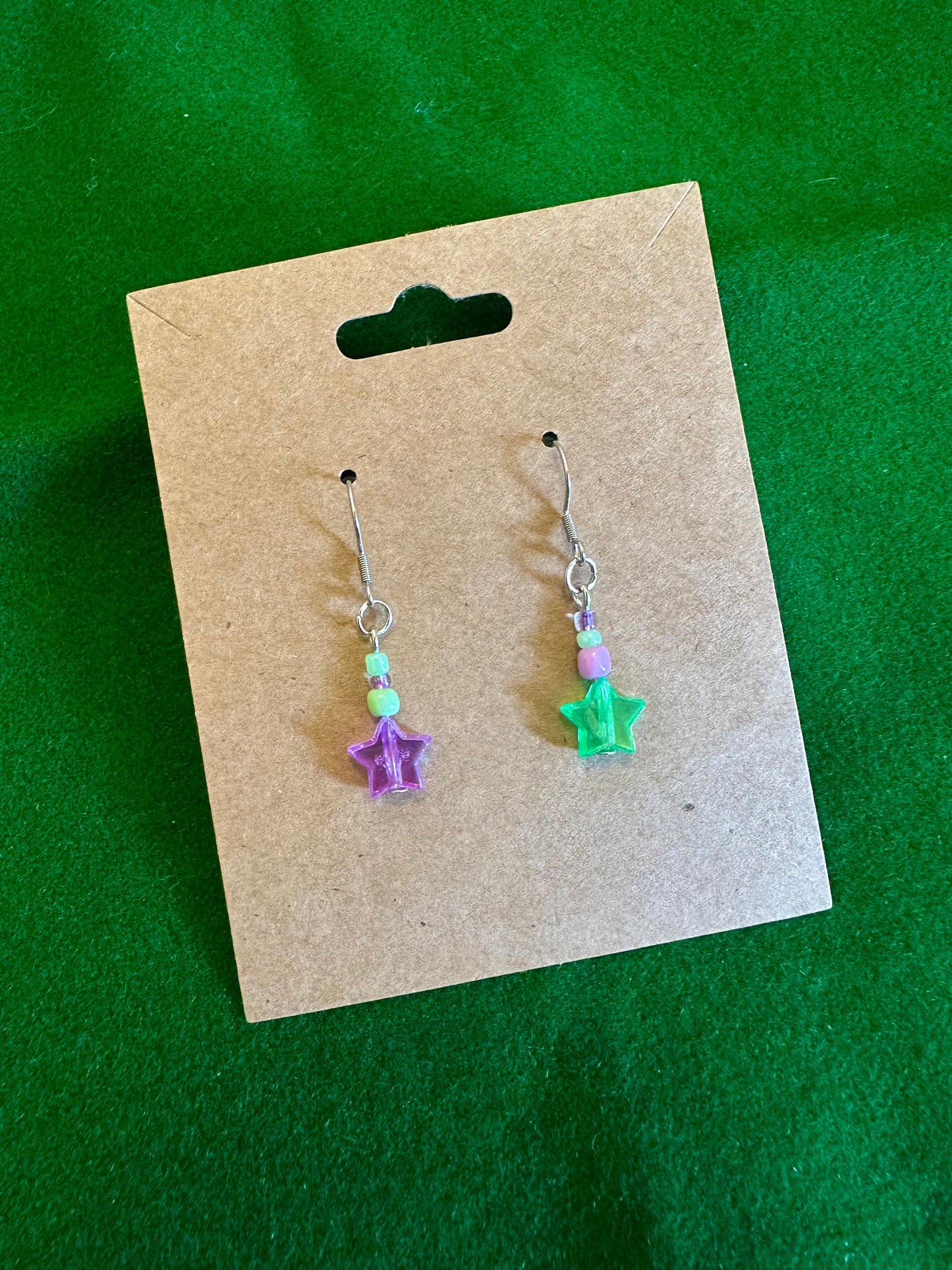Mismatched Star Earrings