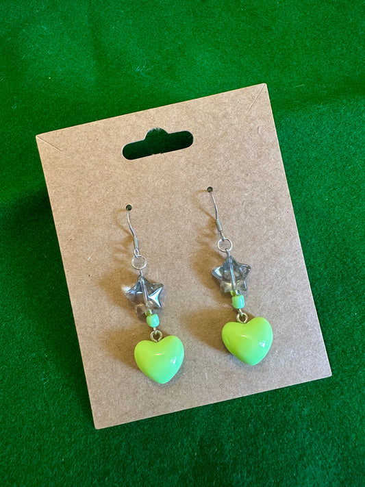 Bubble Heart Earrings